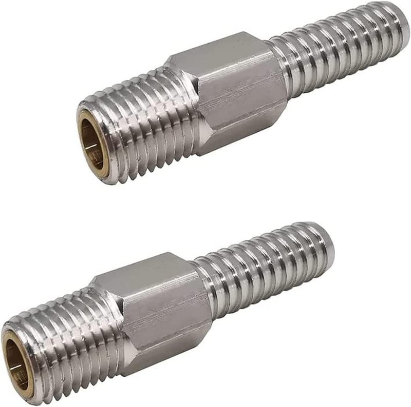 Zeiboat 2 Pack Anti-Siphon Valve for Engine and Tank, Aluminum, 1/4'' NPT, 3/8'' Hose ID Dimension - Image 1